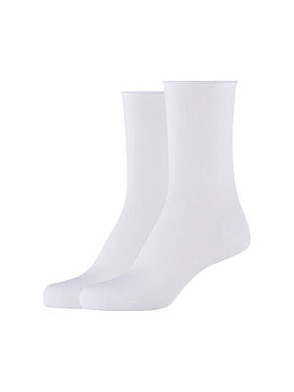 CAMANO | Rollsocken lot de 2 blanc
