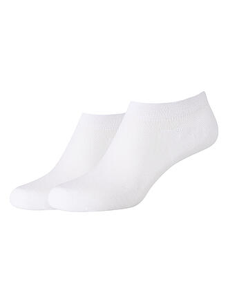 CAMANO | Chaussettes Sneaker Lot de 2 blanc