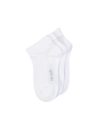 CAMANO | Chaussettes sneakers garçon lot de 3 blanc
