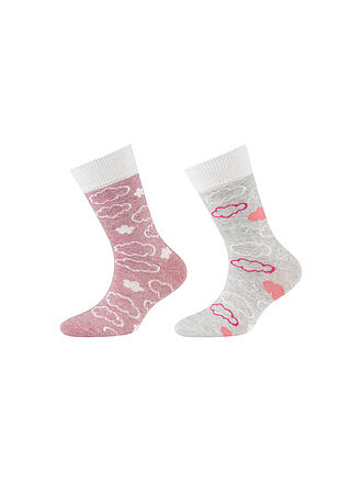 CAMANO | Chaussettes pour filles, lot de 2, blanc cassé