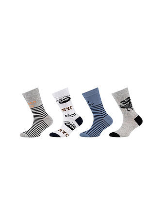 CAMANO | Chaussettes garçon lot de 4 infinity