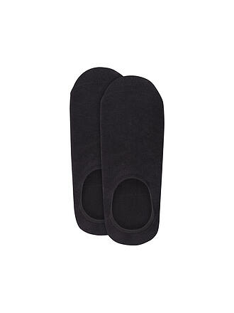 CAMANO | Socquettes lot de 2 COMFORT INVISIBLE noir