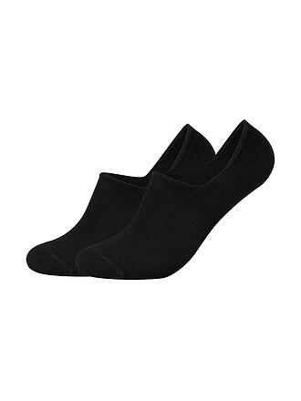 CAMANO | Socquettes lot de 2 COMFORT INVISIBLE noir