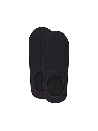 CAMANO | Socquettes lot de 2 COMFORT INVISIBLE noir
