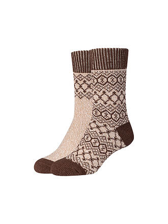 CAMANO | Chaussettes COZY JACQUARD lot de 2 carafe