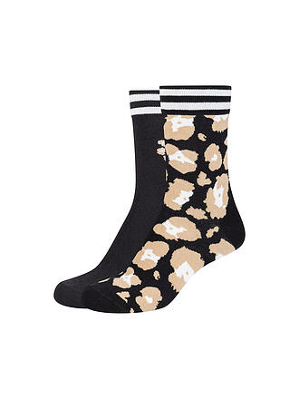 CAMANO | Chaussettes LEO SOCKS lot de 2 noir