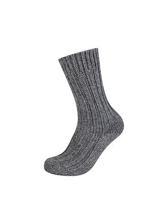 CAMANO | Chaussettes COZY ALPACA gris foncé chiné