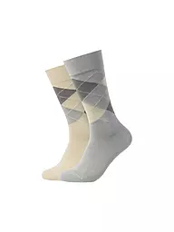 CAMANO | Chaussettes, lot de 2, griffin | Gris clair