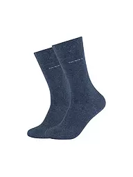 CAMANO | Lot de 2 paires de chaussettes CA-SOFT sable chiné | Bleu