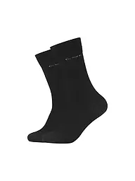 CAMANO | Chaussettes, lot de 2, noir | Noir
