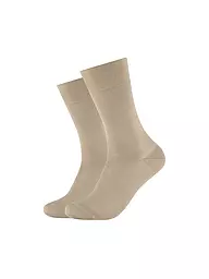 CAMANO | Chaussettes, lot de 2, sable | Beige