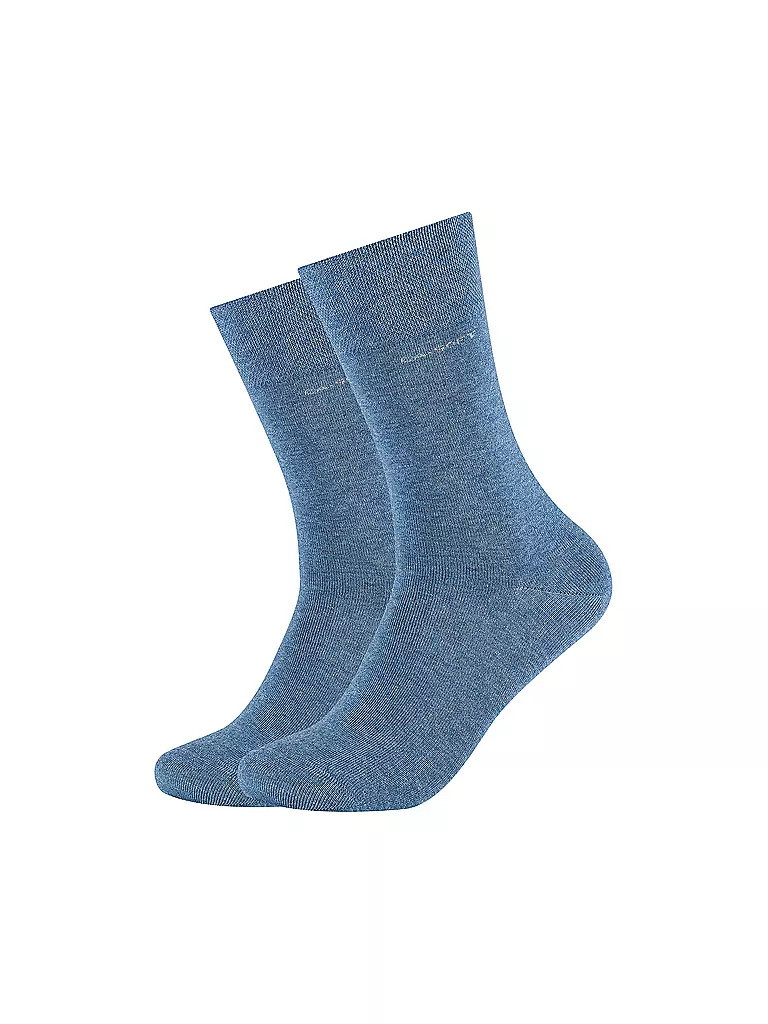 CAMANO | Chaussettes 2 paires denim chiné | blau