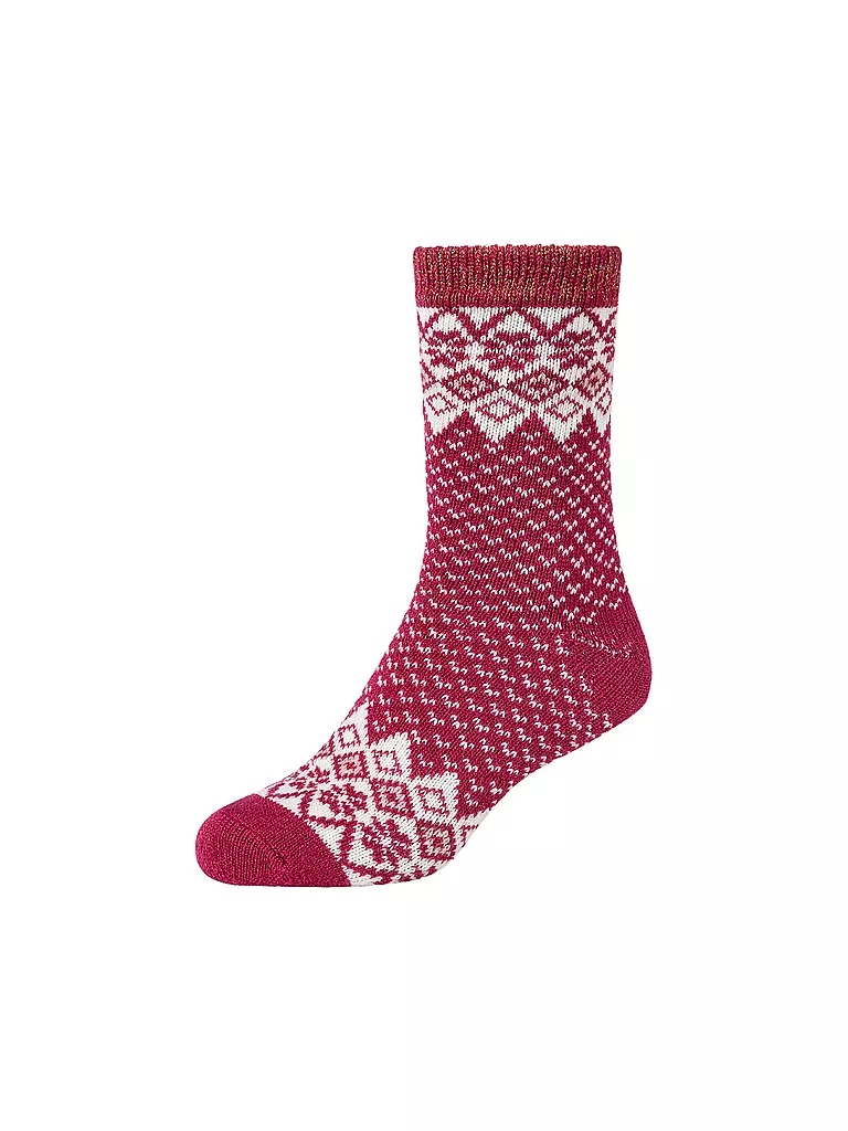CAMANO | Chaussettes anémone | rot