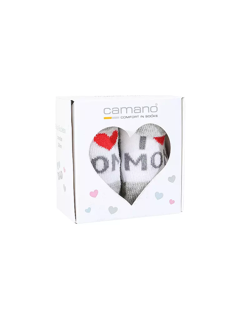 CAMANO | Chaussettes bébé mum & mum | grau