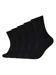 CAMANO | Chaussettes BASIC, paquet de 5, anthracite chiné | Noir