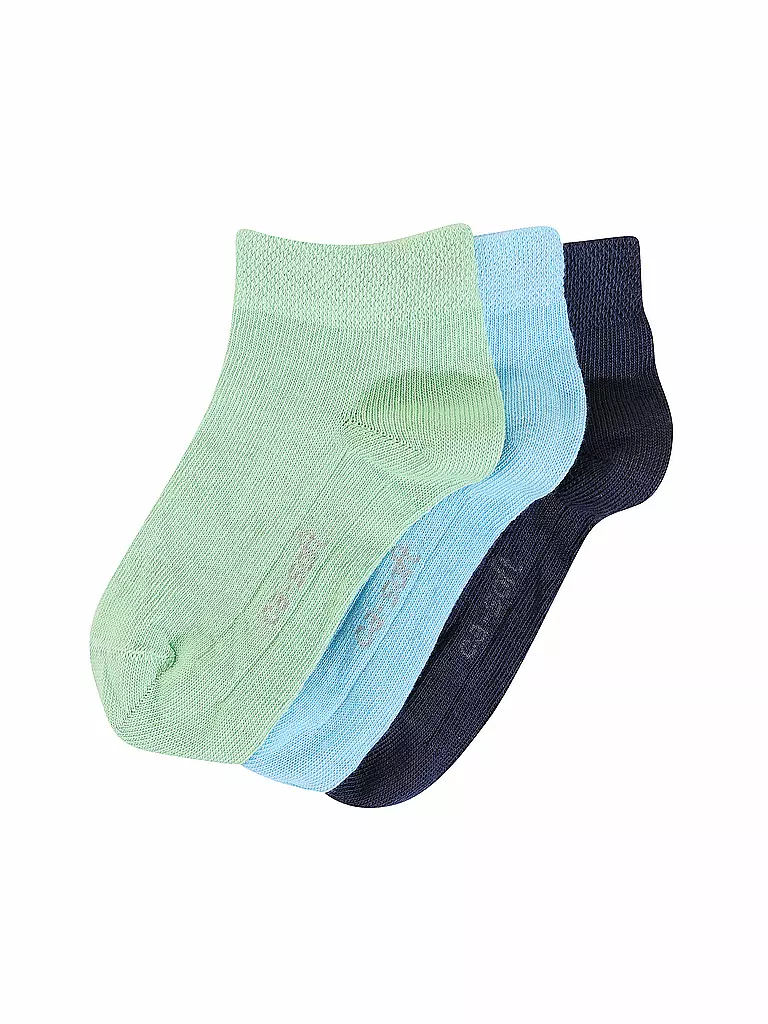 CAMANO | Chaussettes enfant lot de 3 baltic sea | blau