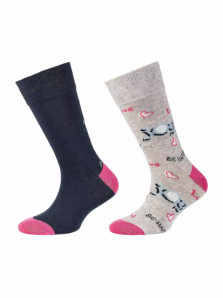 CAMANO | Chaussettes Fille Lot de 2 Blue | dunkelblau