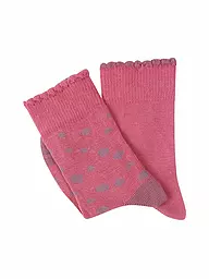 CAMANO | Chaussettes fille lot de 2 rose wine | Rose