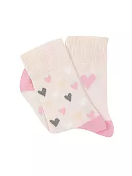 CAMANO | Chaussettes fille lot de 2 silver peony | Beige