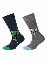 CAMANO | Chaussettes garçon lot de 2 Blue | Bleu