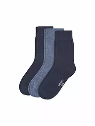 CAMANO | Chaussettes pour filles, lot de 3, rose craie mela | Bleu