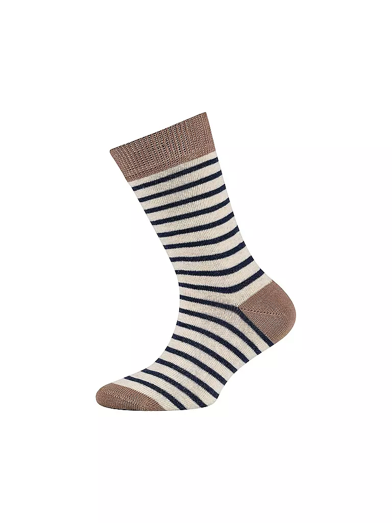 CAMANO | Chaussettes garçon lot de 4 écru chiné | 