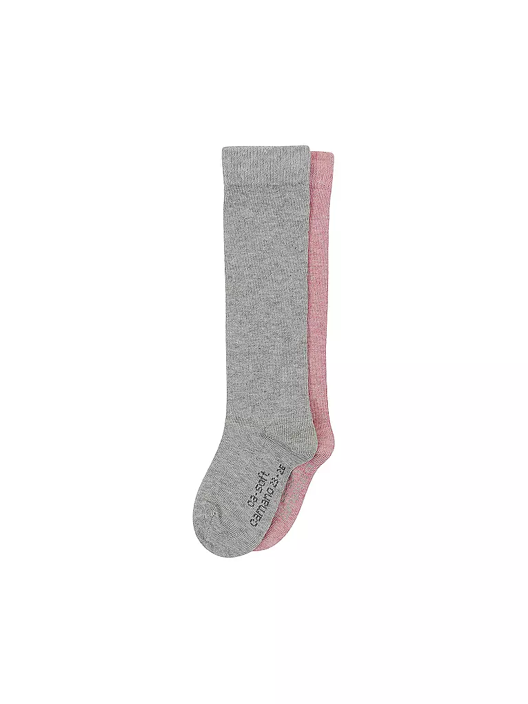 CAMANO | Chaussettes hautes fille lot de 2 Denim | rosa