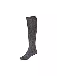 CAMANO | Chaussettes hautes noir doré | Noir