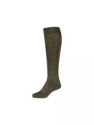 CAMANO | Chaussettes hautes noir doré | Noir