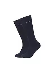 CAMANO | Chaussettes montantes pour femmes, lot de 2 anthracite | Bleu