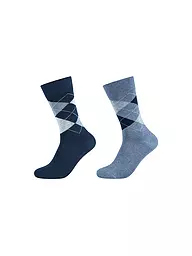 CAMANO | Chaussettes, lot de 2, griffin | Bleu