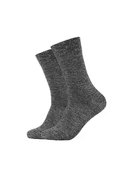 CAMANO | Chaussettes, lot de 2, noir | Gris