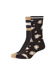 CAMANO | Chaussettes lot de 2 burro | Noir