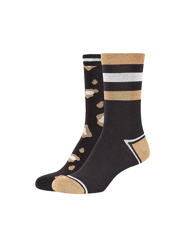 CAMANO | Chaussettes lot de 2 noir | 