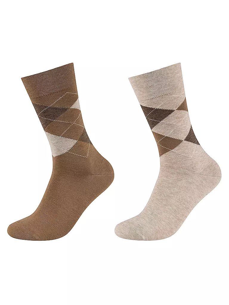 CAMANO | Chaussettes lot de 2 petrified oak | hellbraun