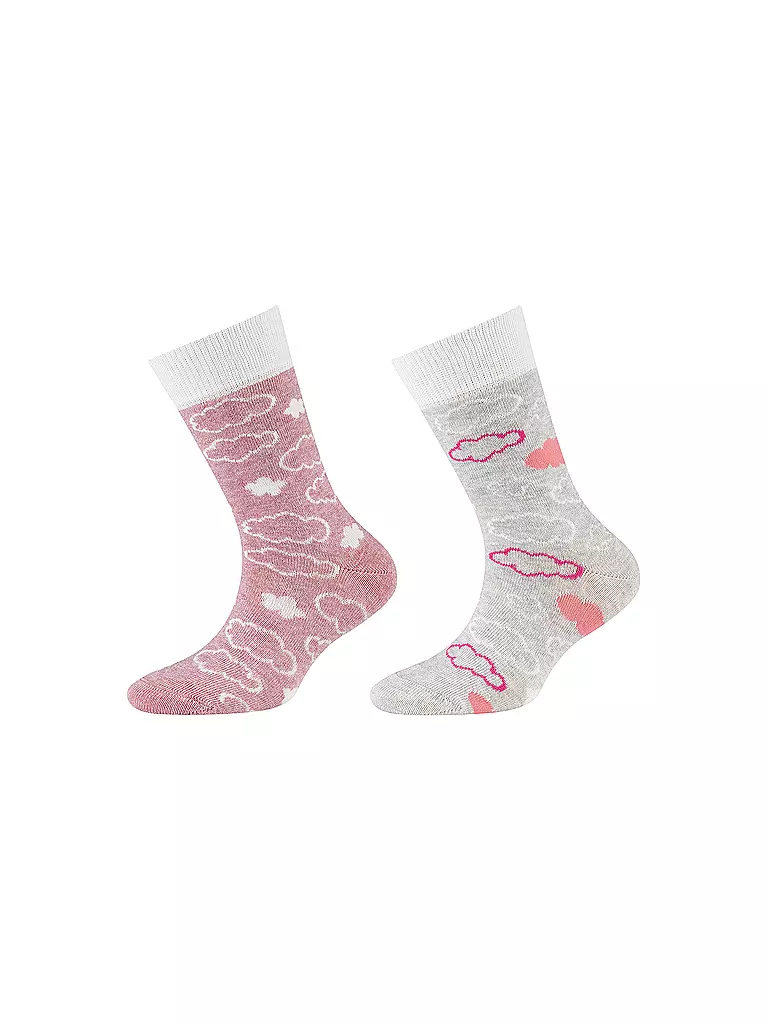 CAMANO | Chaussettes pour filles, lot de 2, blanc cassé | weiss