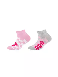 CAMANO | Chaussettes pour filles, lot de 2, fog melange | Rose