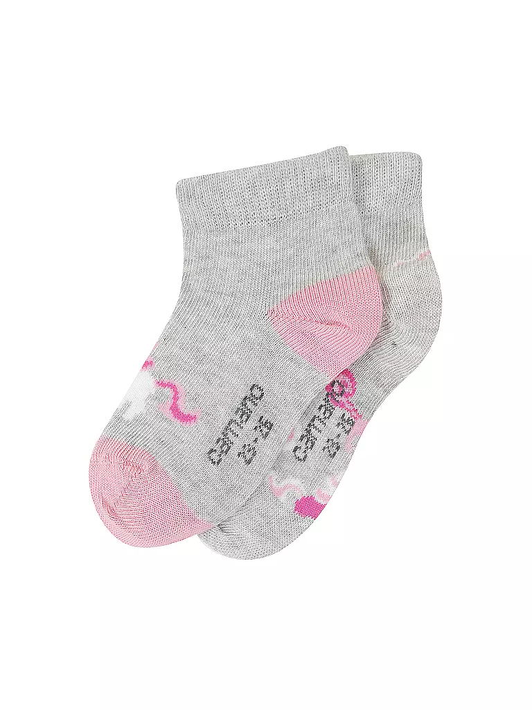 CAMANO | Chaussettes pour filles, lot de 2, fog melange | hellgrau