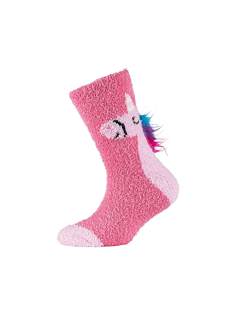 CAMANO | Chaussettes pour filles, lot de 2, rose shocking | 