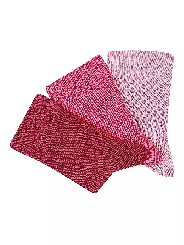CAMANO | Chaussettes pour filles, lot de 3, orchid smoke | pink
