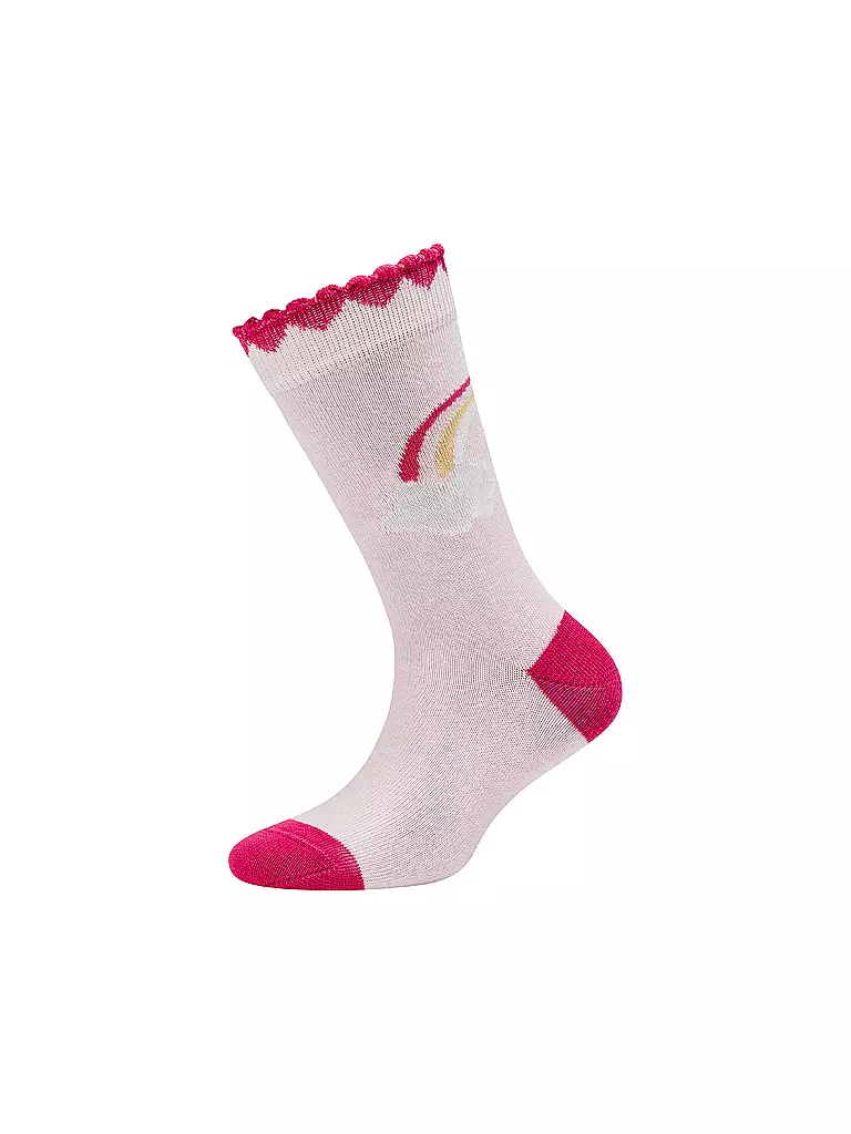CAMANO | Chaussettes pour filles, lot de 4, brume chinée | 