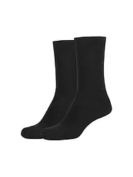 CAMANO | Chaussettes Silky lot de 2 gris foncé chiné | Noir