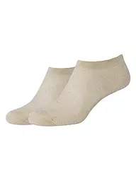 CAMANO | Chaussettes sneaker, lot de 2, coloris désert mélangé | Beige
