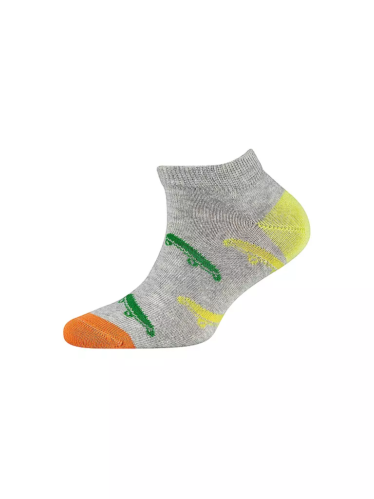 CAMANO | Chaussettes sneaker enfant lot de 4 fog melange | 