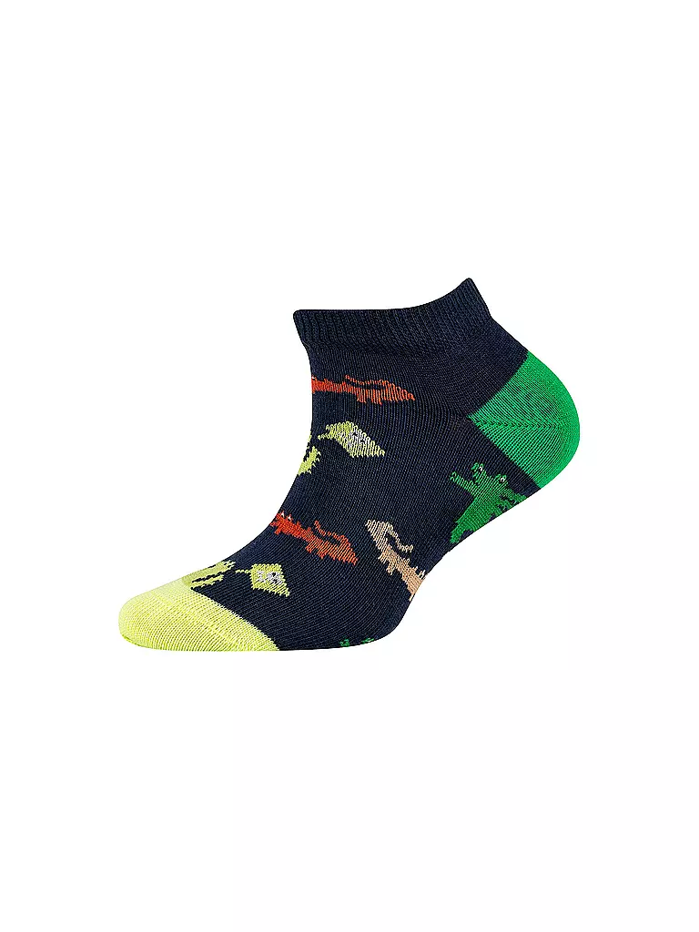 CAMANO | Chaussettes sneaker enfant lot de 4 fog melange | 