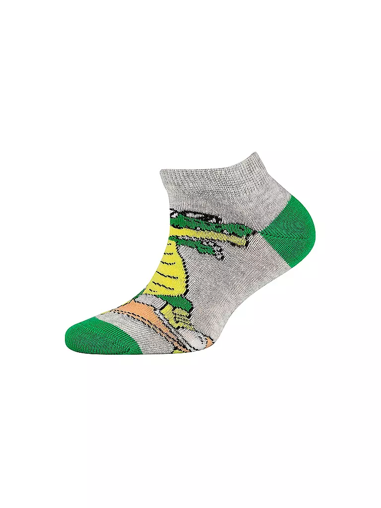 CAMANO | Chaussettes sneaker enfant lot de 4 fog melange | 