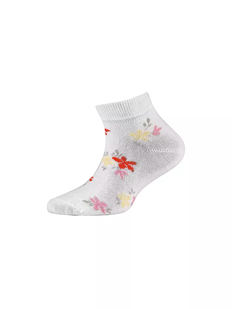 CAMANO | Chaussettes Sneaker Fille Lot de 4 popcorn | 