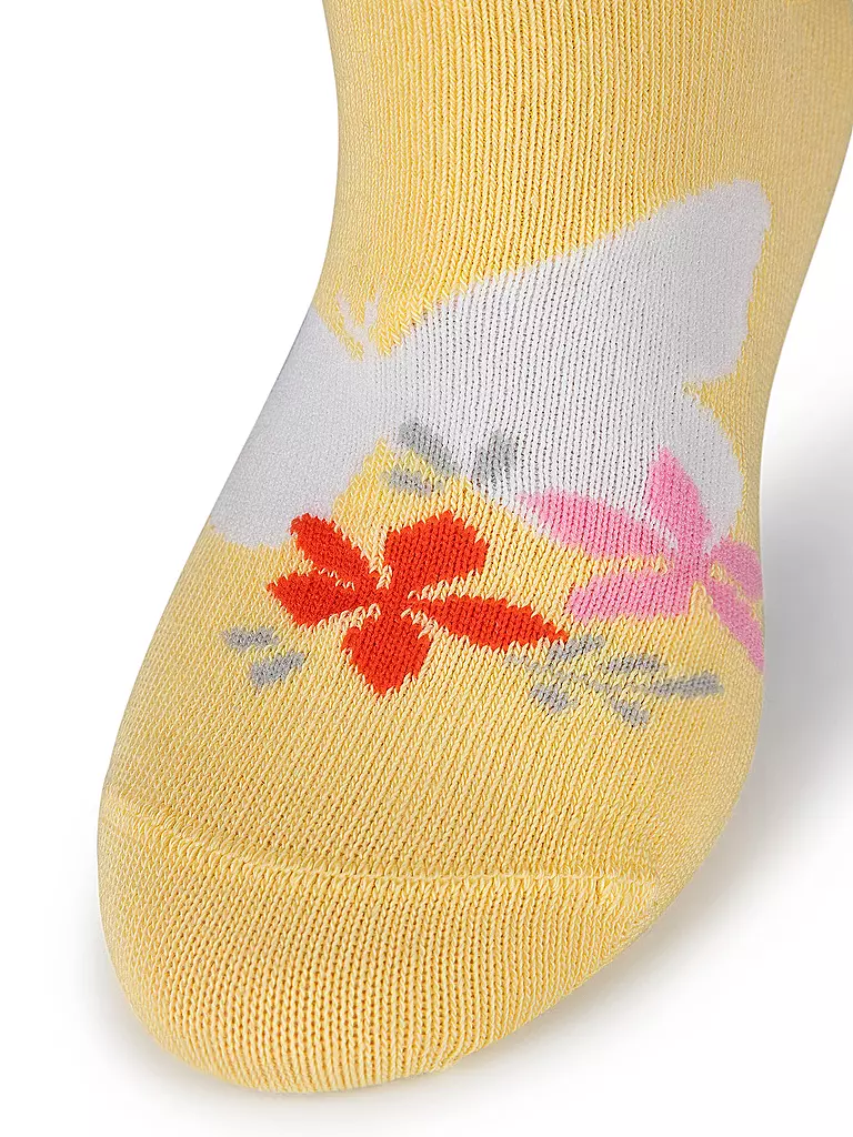 CAMANO | Chaussettes Sneaker Fille Lot de 4 popcorn | 