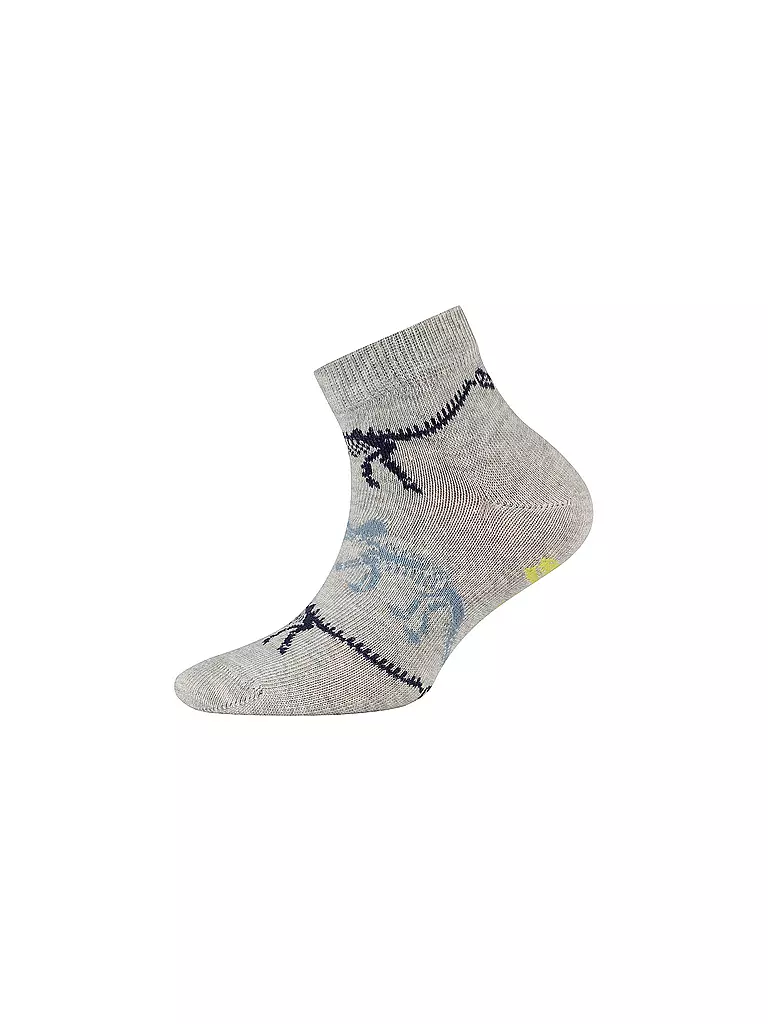 CAMANO | Chaussettes sneaker garçon lot de 4 bleu | 