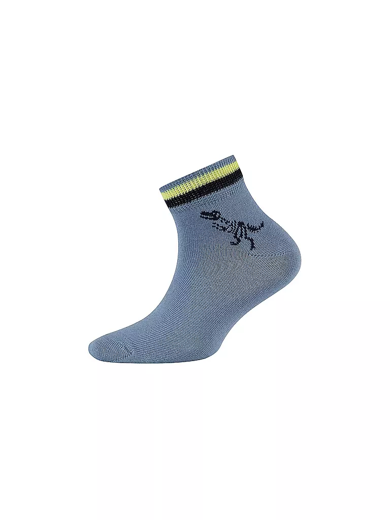CAMANO | Chaussettes sneaker garçon lot de 4 bleu | 